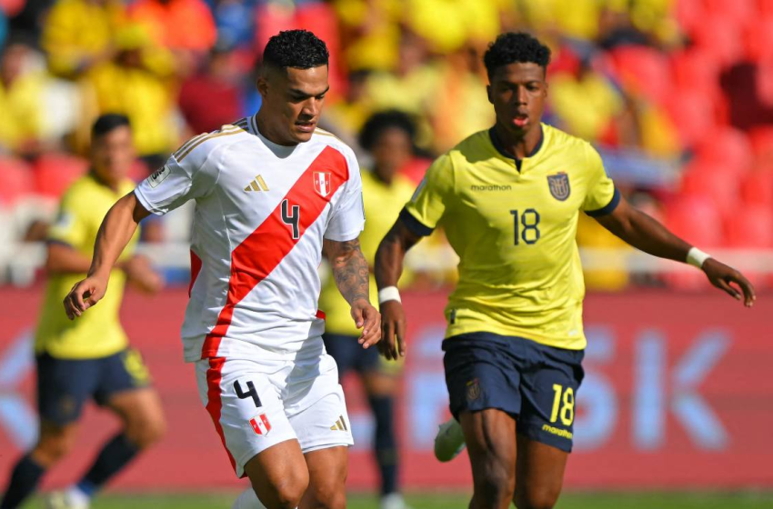  Perú pierde 0-1 ante Ecuador y se hunde en el último lugar de las eliminatorias