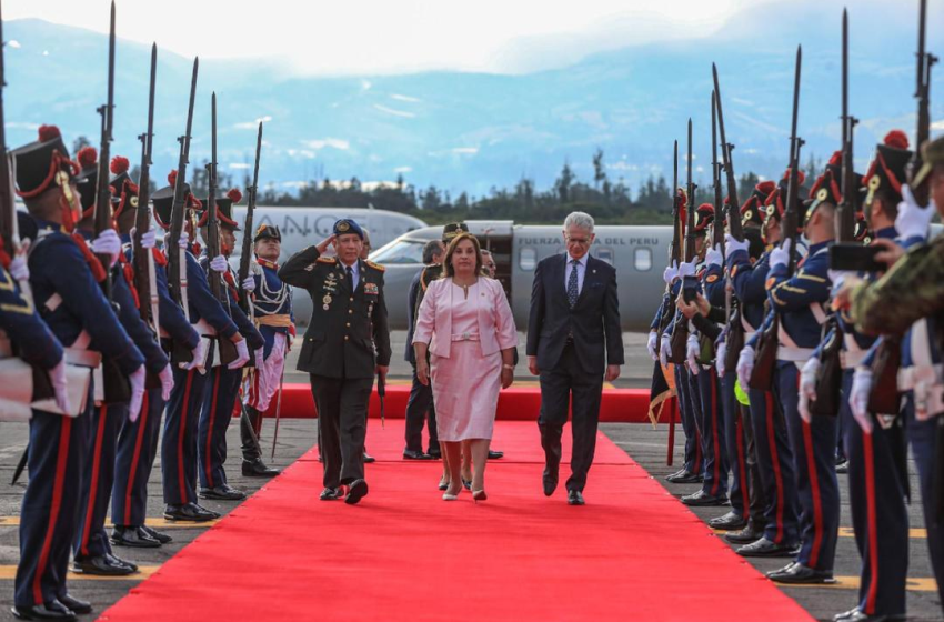 Presidenta del Perú fortalece lazos con Ecuador en visita oficial