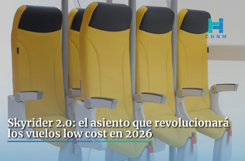  Skyrider 2.0: el asiento que revolucionará los vuelos low cost en 2026