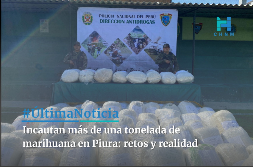 Incautan más de una tonelada de marihuana en Piura: retos y realidad