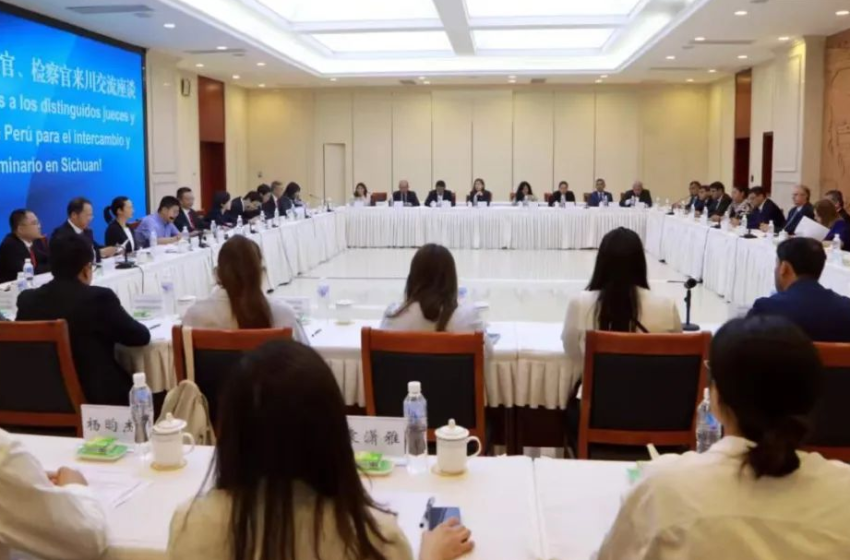 China y Perú refuerzan lazos con curso de capacitación para jueces