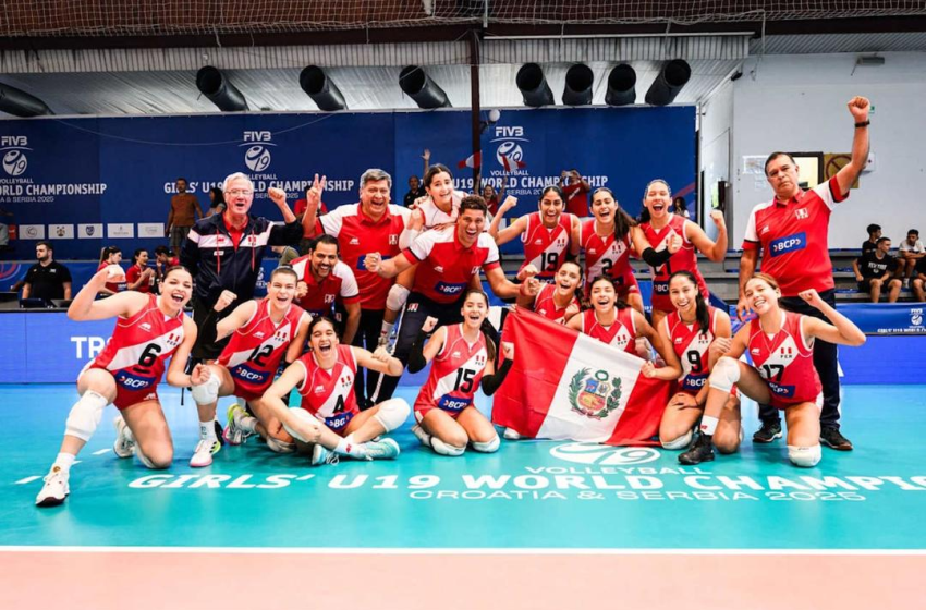 Perú logra su primera victoria en Mundial Sub-19 de Voleibol Femenino