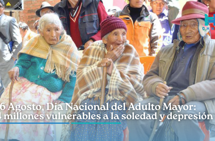 Día del Adulto Mayor: 4 millones en Perú vulnerables a la soledad y depresión