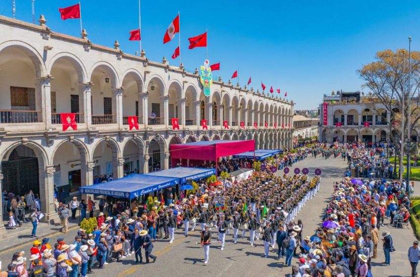  Arequipa celebra 485 años y fortalece su rol en el Perú