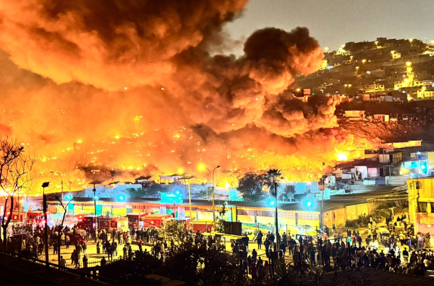 Incendio en Pamplona Alta: caos y reacción inmediata del presidente