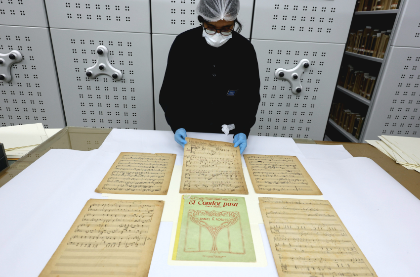Declaran Patrimonio Cultural partituras de El cóndor pasa