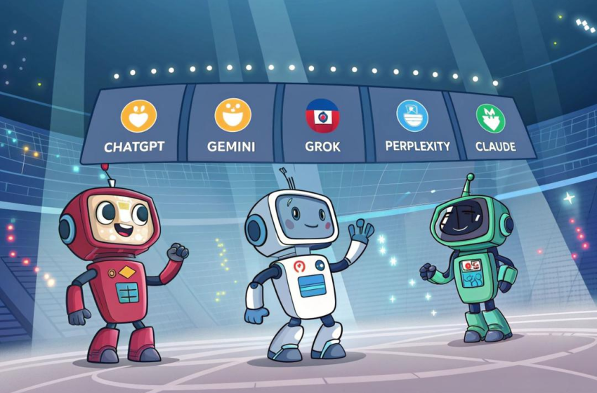  Chatbots de IA: Gemini y Grok suben mientras otros bajan en ranking global